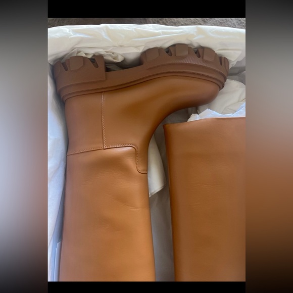 Giaborghini x Pernile Teisbaek 07 leather knee-high boots - Picture 10 of 11